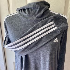 Adidas light weight long sleeve hoodie for women